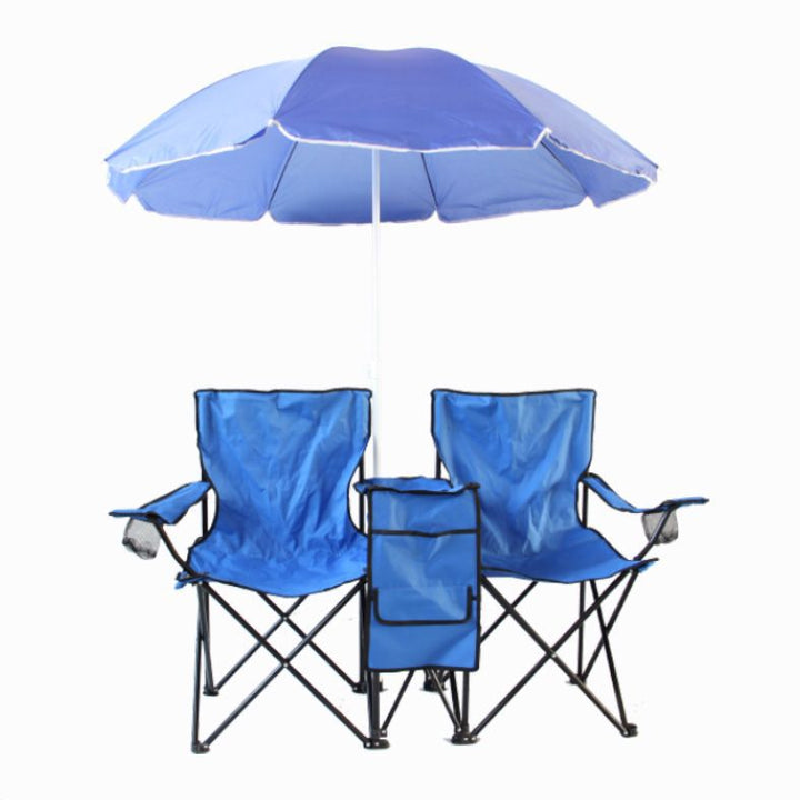 Folding Chair Set with Umbrella Bowlift