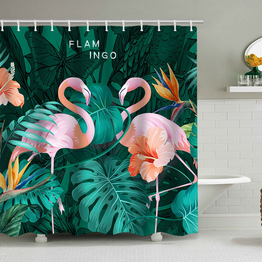 Tropical Paradise Shower Curtain Bowlift