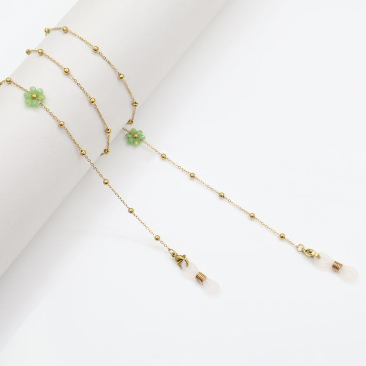 Floral Bead Eyewear Chain Bowlift
