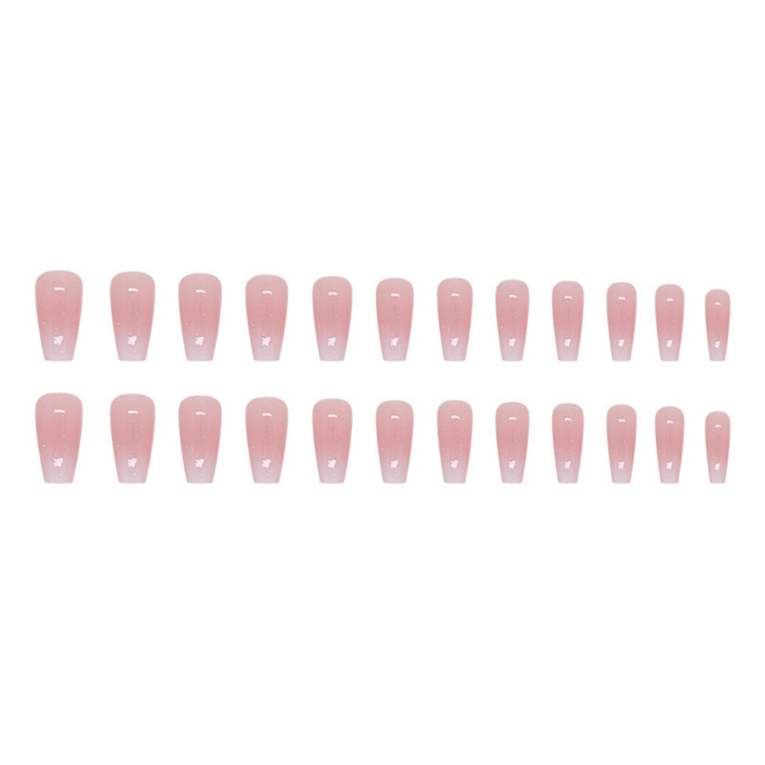 Elegant Ombre Square Nail Extensions Bowlift