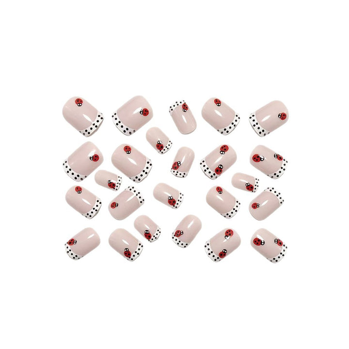 Nail art with cute ladybug designs Bowlift