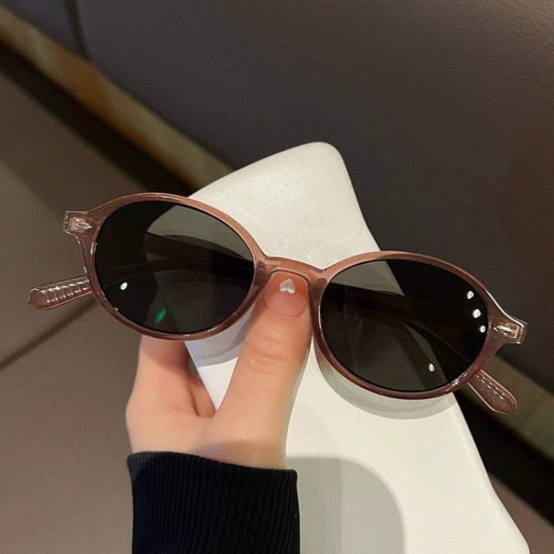 Vintage Oval Frame Sunglasses Bowlift