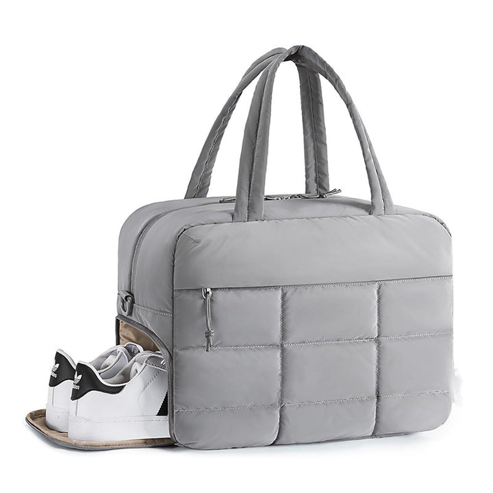 Multifunctional Sports Bag with Integrated Shoe Compartment Bowlift