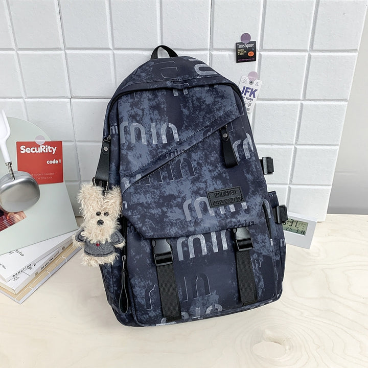 Versatile Textured Print Backpack