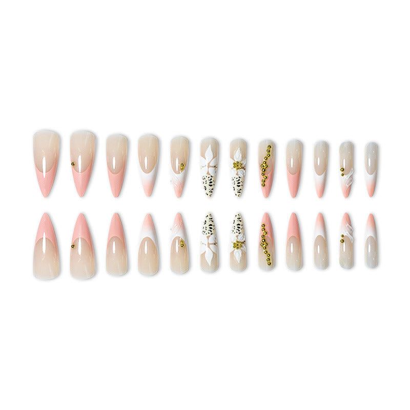 Exotic Floral and Animal Print Press-On Nail Extensions Bowlift