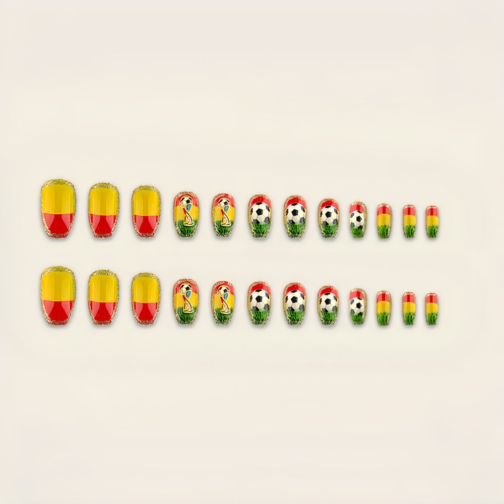 Creative Football Nail Art Bowlift