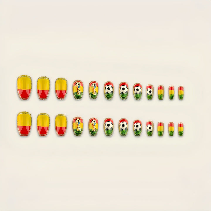 Creative Football Nail Art Bowlift
