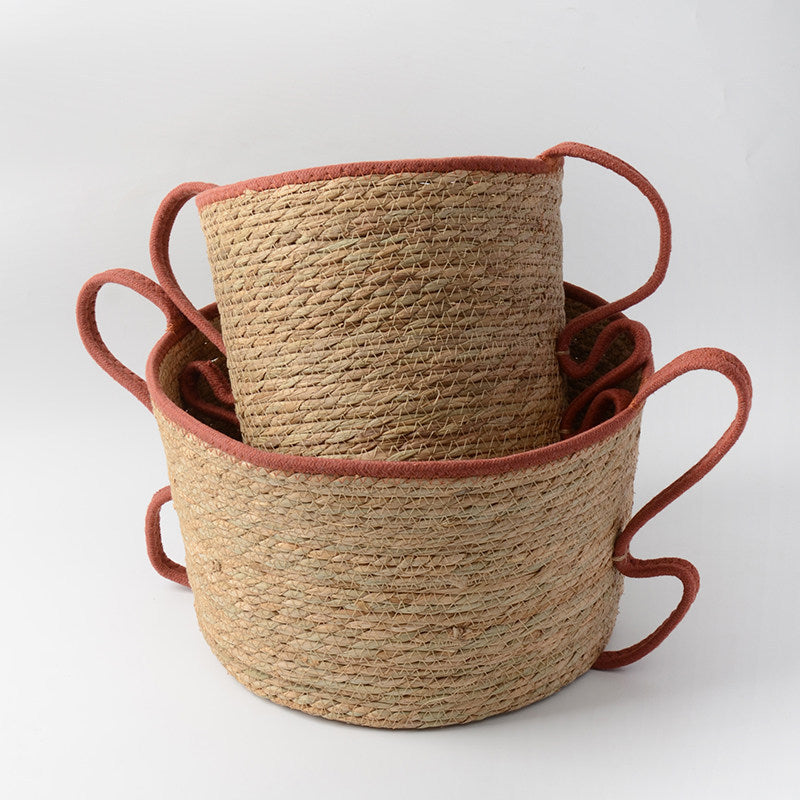 Handwoven Decorative Basket Made of Natural Materials Bowlift