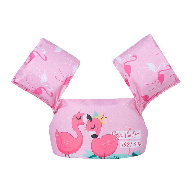 Women's Inflatable Swim Aid with Colorful Flamingo Design Bowlift