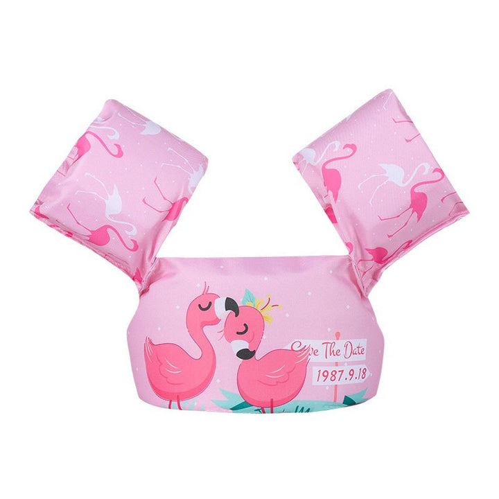 Women's Inflatable Swimming Aid with Colorful Flamingo Design Bowlift