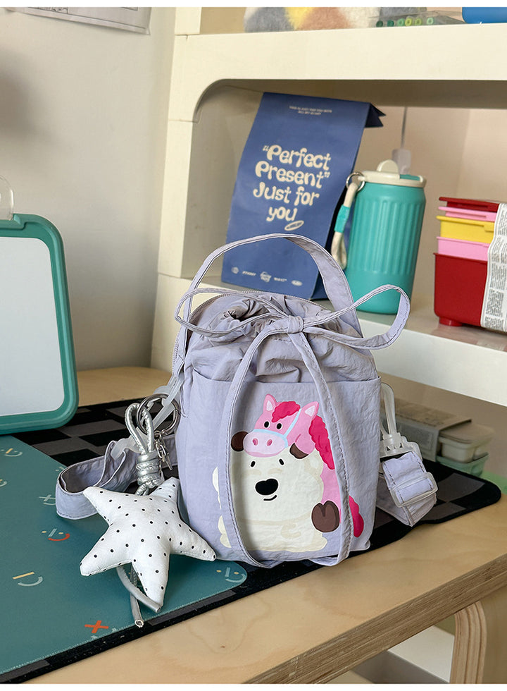 Cute Plush Character Mini Backpack