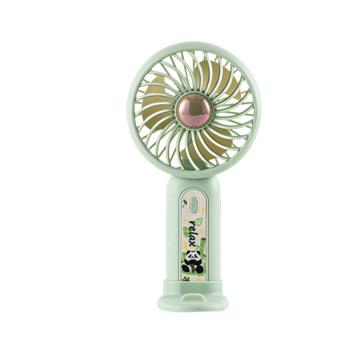 Women's Portable Mini Fan with Cute Panda Design Bowlift