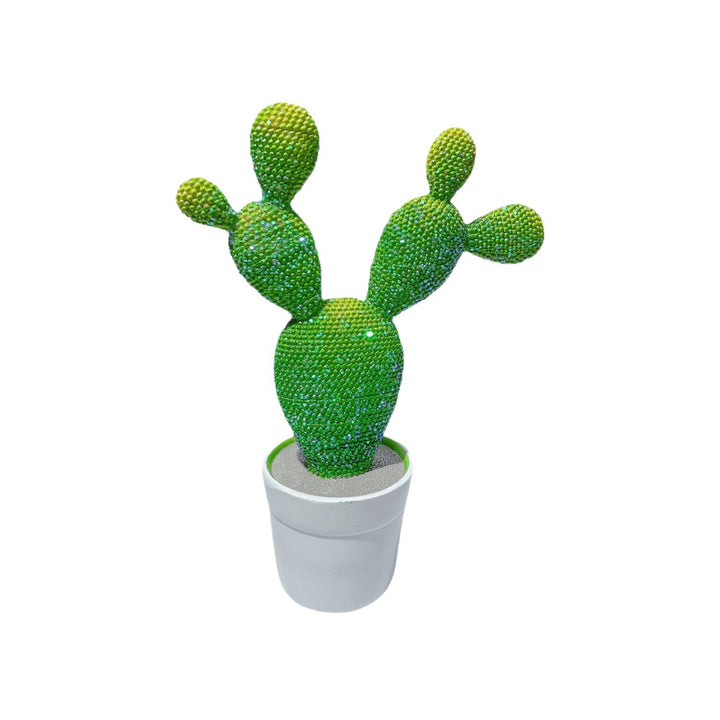 Glittering Cactus Decorative Figure Bowlift