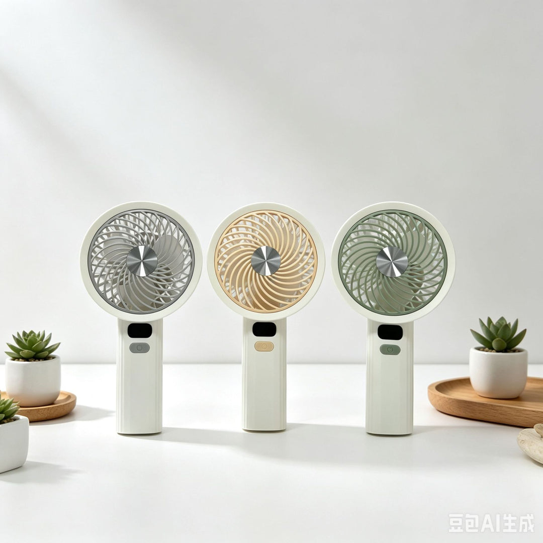 Ladies Portable Hand Fan with Creative Cooling and Aroma Diffuser Bowlift
