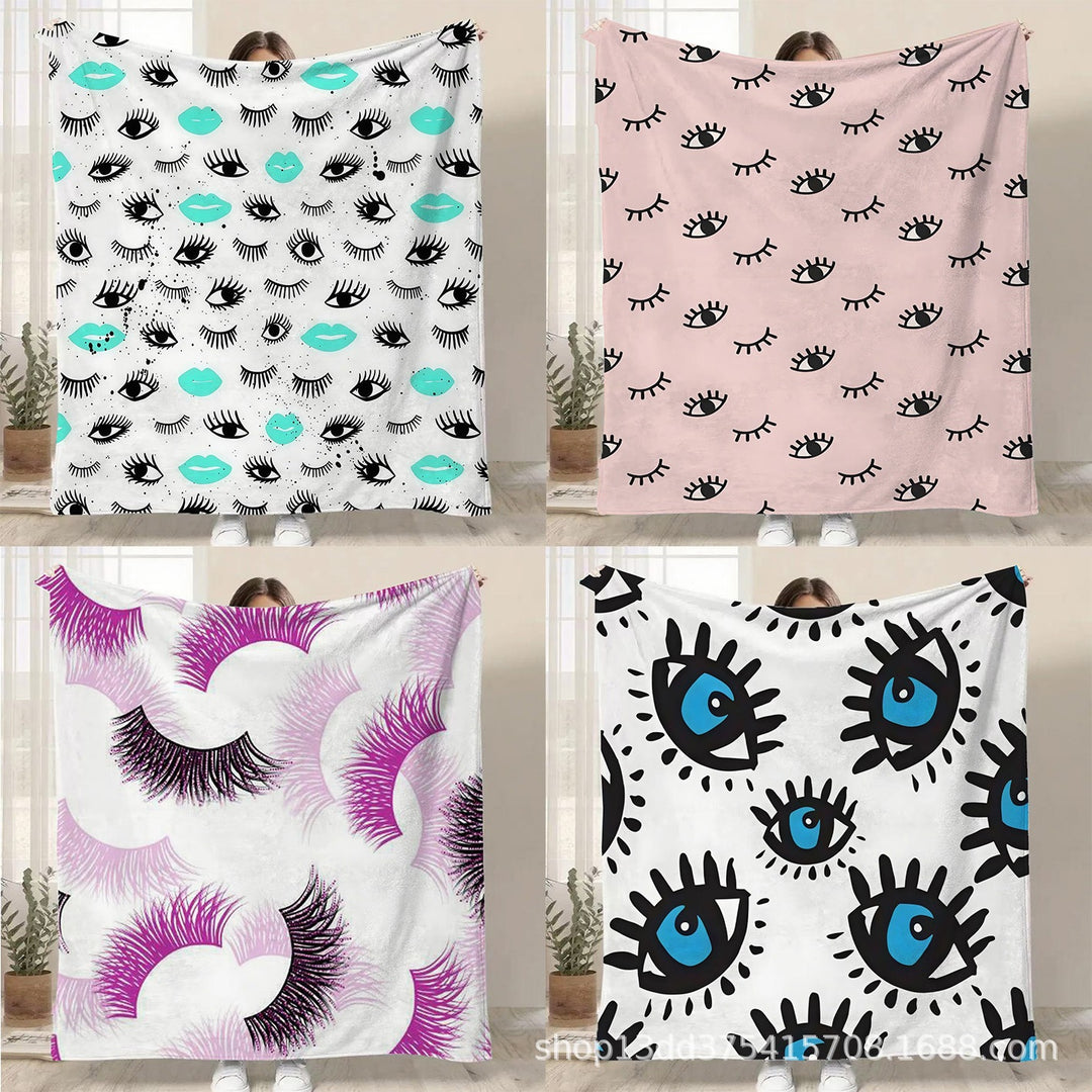 Artistic Patterned Throw Blanket