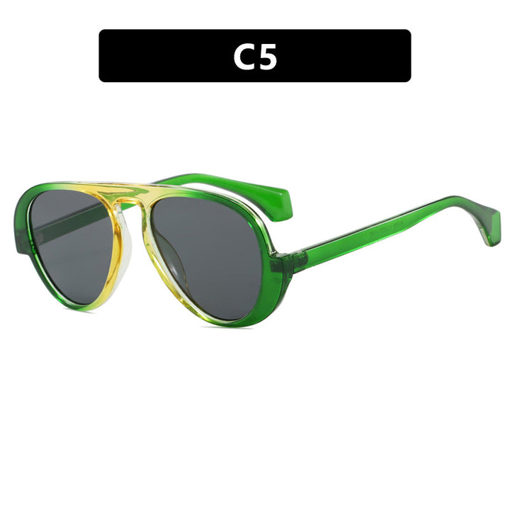 Women's sunglasses with unique retro frame and UV protection Bowlift