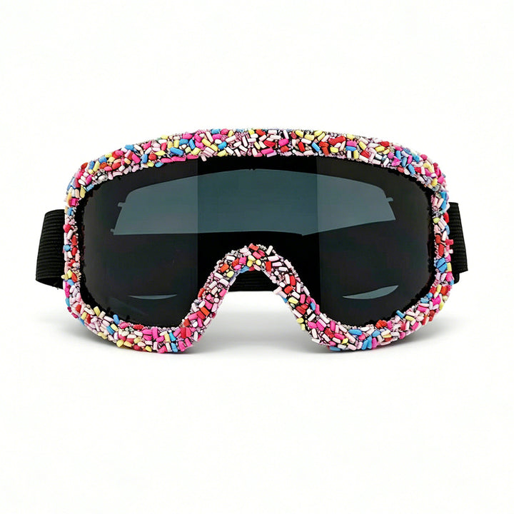 Women's ski goggles in creative design with colorful accents Bowlift