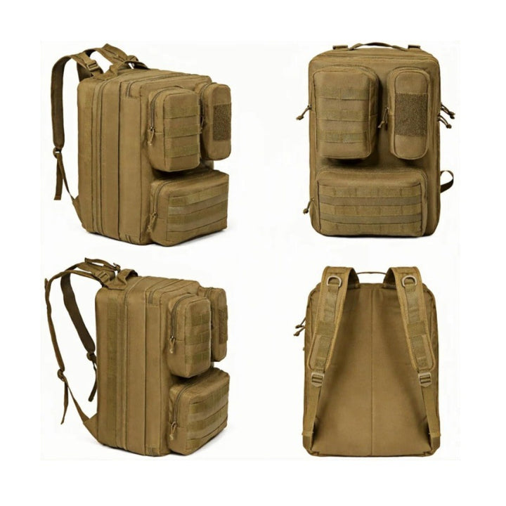 Tactical backpack with modular insert compartments Bowlift