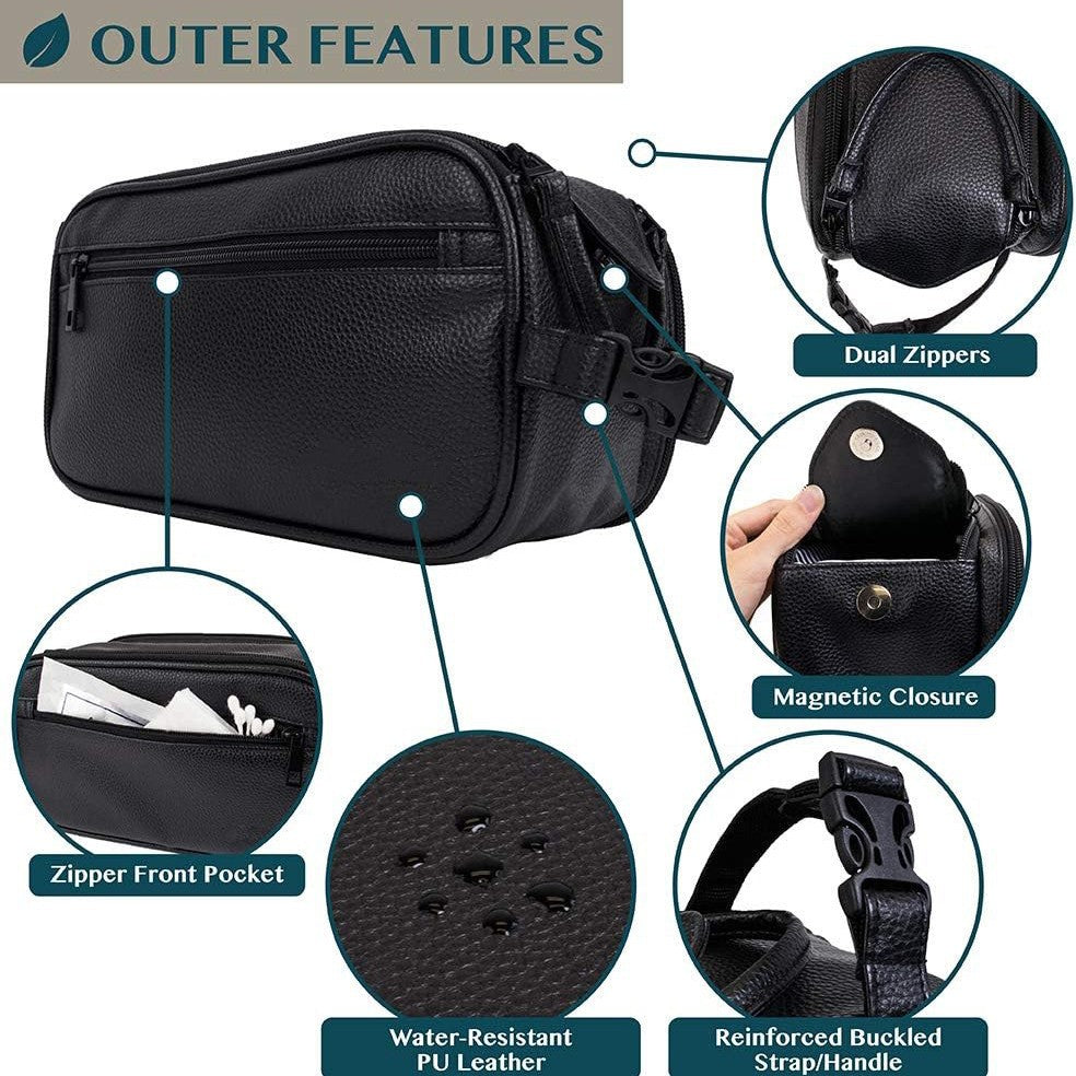 Cosmetic bag with multiple compartments Bowlift