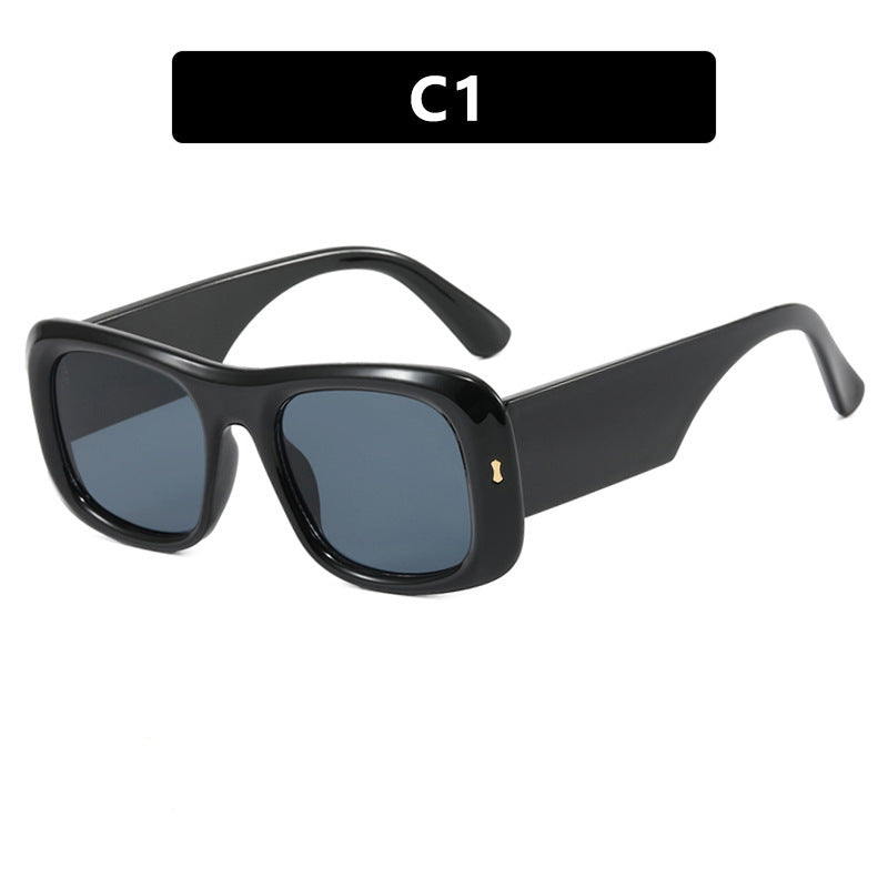 Women's oversized square sunglasses with a wide frame and polarized lenses Bowlift