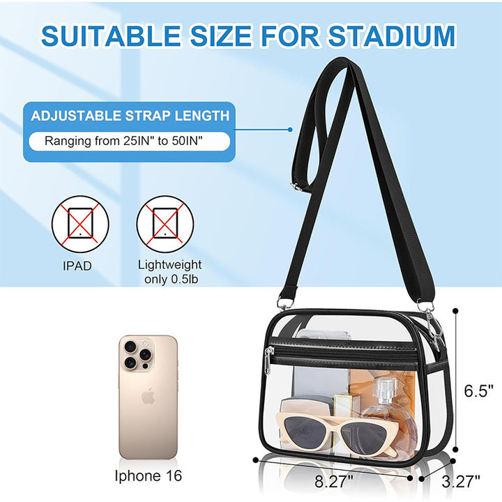 Practical Transparent Shoulder Bag Bowlift