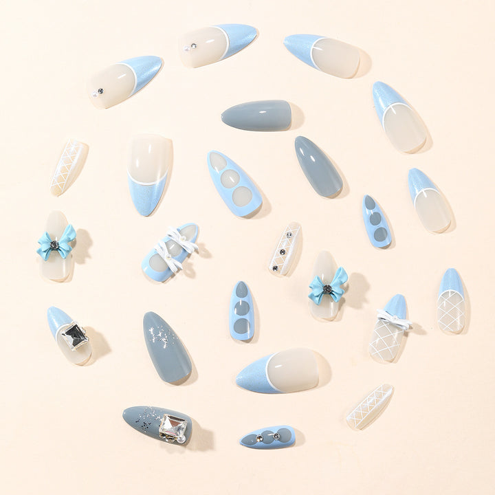 Glamorous 3D Decorative Acrylic Nail Art Extensions Bowlift