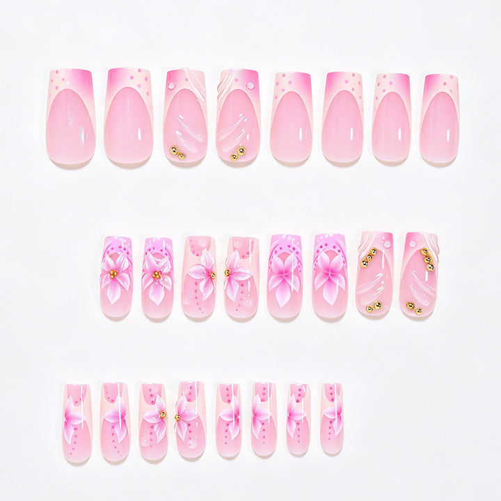 Artistic Floral Nail Art Design Set Bowlift