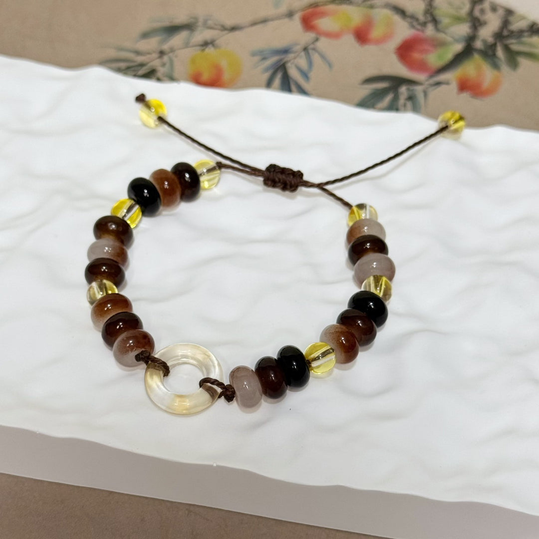 Adjustable Artisan Bead Bracelet Bowlift