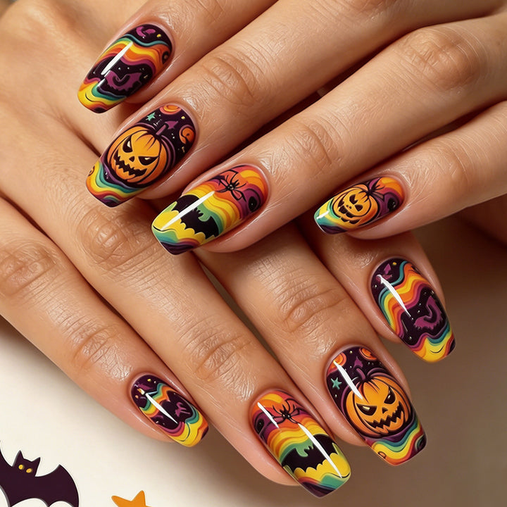 Creative Halloween-Themed Press-On Nails Bowlift