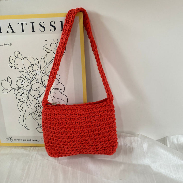 Coarse mesh shoulder bag Bowlift