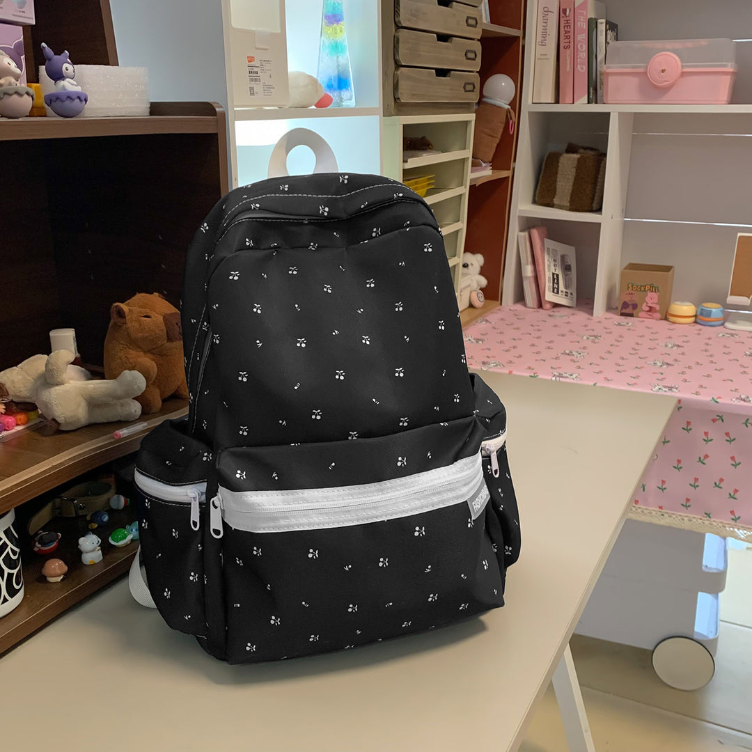 Stylish Floral Patterned Backpack