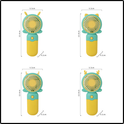 Ladies portable mini swing fan with animal design Bowlift