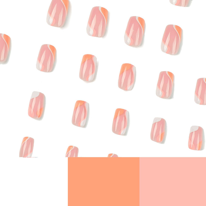 Elegant artificial nail extensions with modern gradient Bowlift