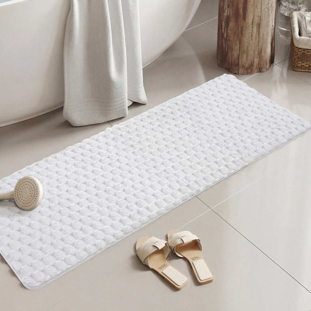Plush Textured Shower Comfort Mat Bowlift