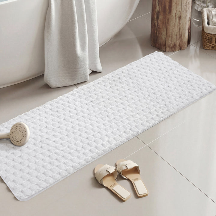 Plush Textured Shower Comfort Mat Bowlift