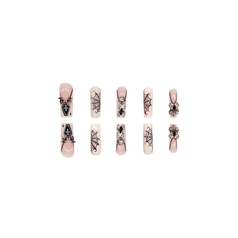 Halloween-Themed Press-On Nail Art Extensions Bowlift