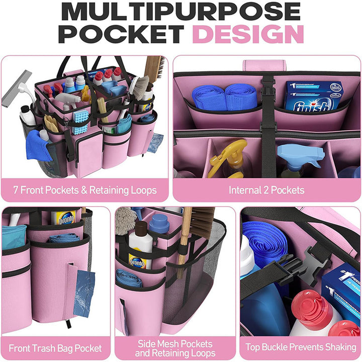 Multifunctional cleaning bag with roll and carry function Bowlift