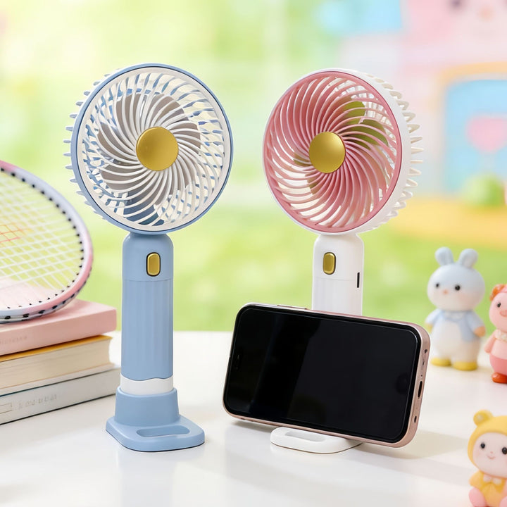 Portable hand air fan with multiple speed control Bowlift