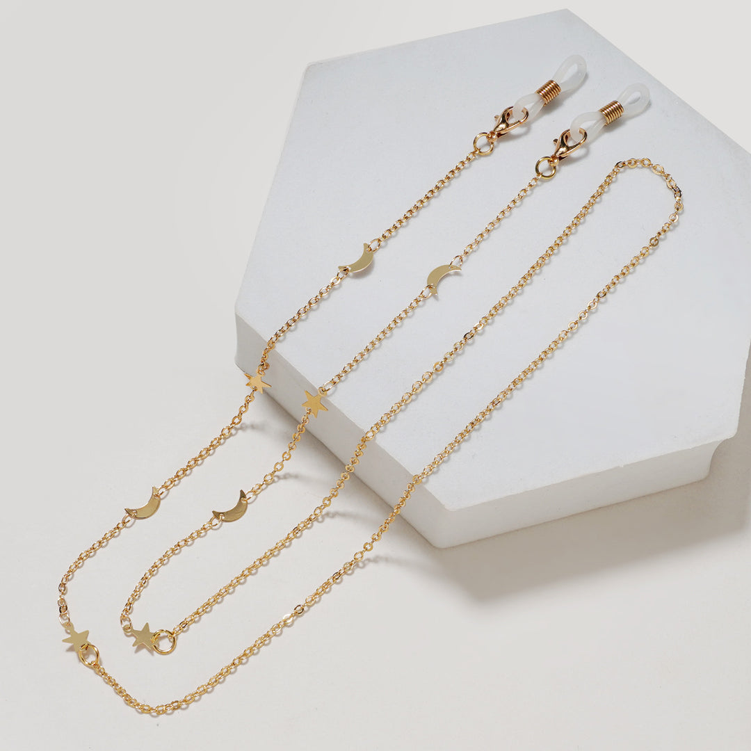 Trendy Geometric Eyewear Chain Bowlift