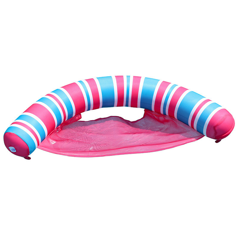 Women's Inflatable Swimming Lounge with Net Support Bowlift