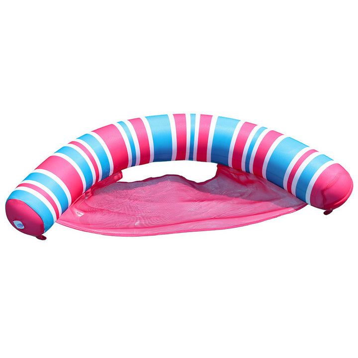 Women Inflatable Swim Lounge with Mesh Support Bowlift