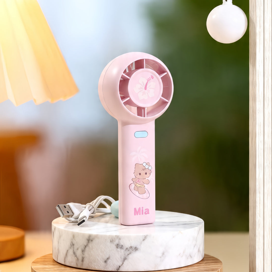 Portable Mini Fan with Creative Animal Designs Bowlift