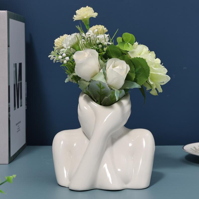 Artistic Hand-Formed Flower Vase