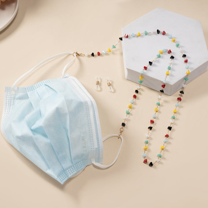 Chic Gemstone-Style Eyewear Chain Bowlift