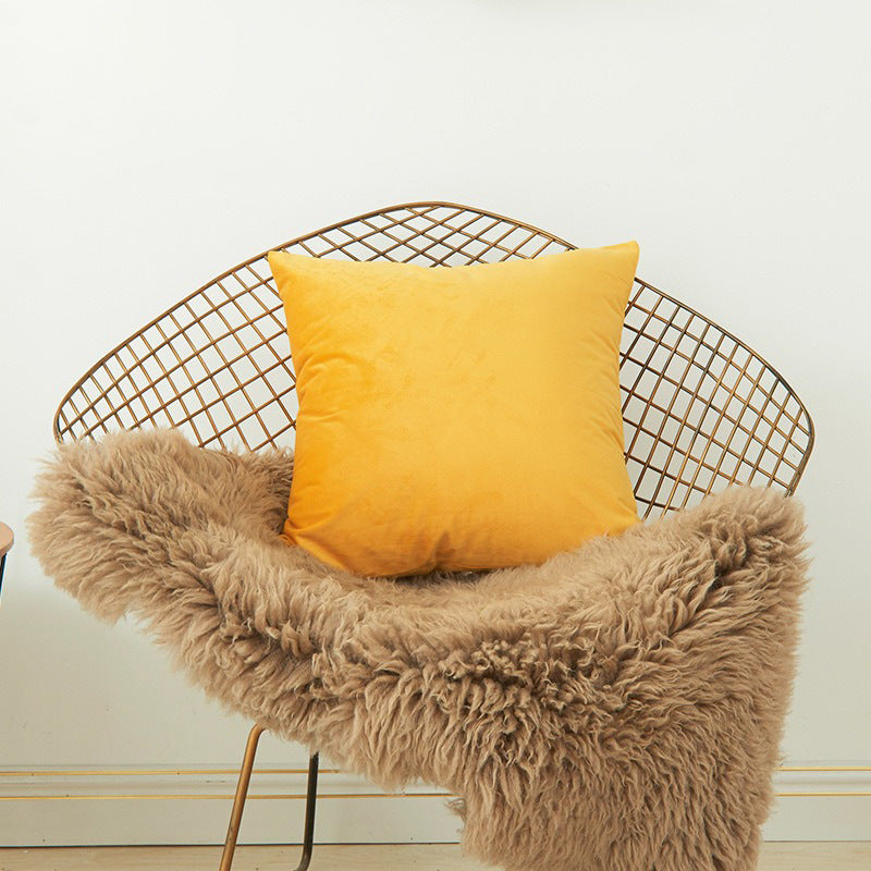 Soft Velvet Square Cushion