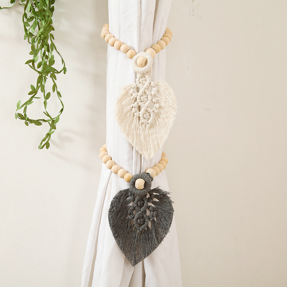 Decorative Macrame Leaf Wall Hanging Bowlift