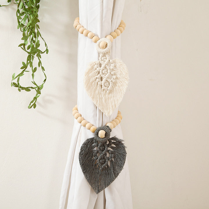 Decorative Macrame Leaf Wall Hanging Bowlift
