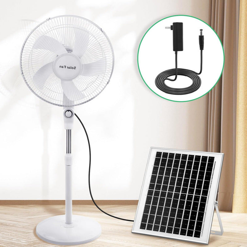 Unisex Solar-powered Stand Fan Bowlift