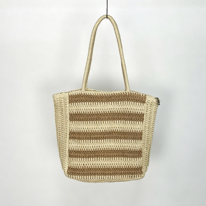 Designer bag with graphic striped pattern Bowlift