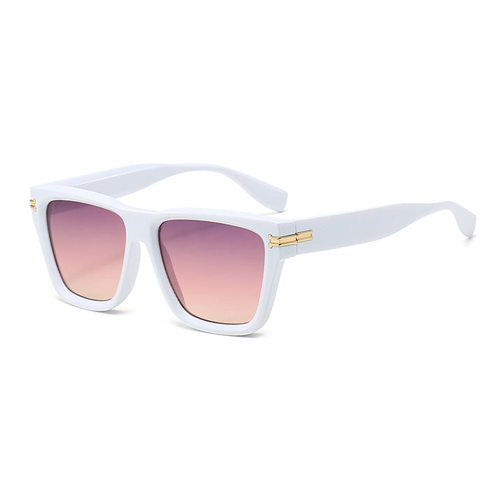 Women Modern Square Sunglasses with Exclusive Accents Bowlift